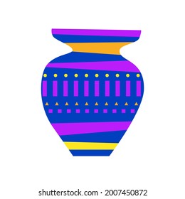 Vase Abstract minimalist boho poster or t shirt design template
