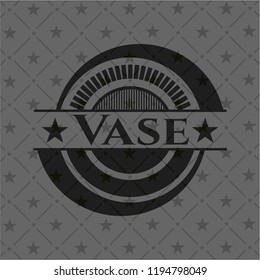 Vase black badge