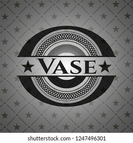 Vase black emblem. Vintage.