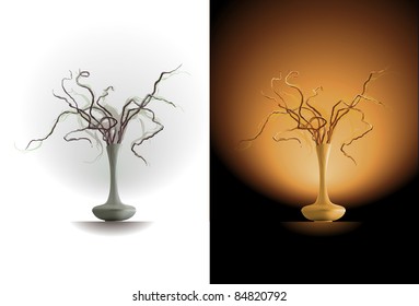 vase with a bouquet