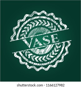 Vase chalk emblem