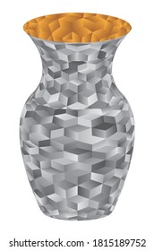 Vase. Colorful Abstract element for design. Vector illustration