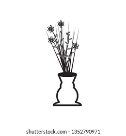 vase and flower icon