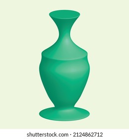 vase flower tosca design vector
