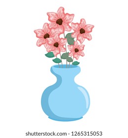 vase with flowers icon
