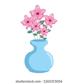 vase with flowers icon
