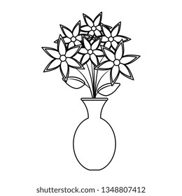 vase with flowers icon
