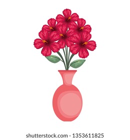 vase with flowers icon