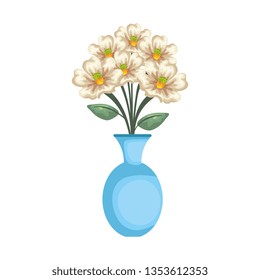 vase with flowers icon