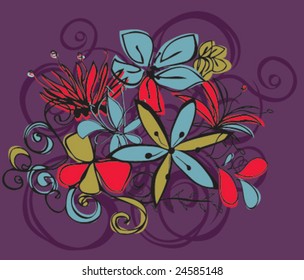 Vase of Flowers Without the Vase