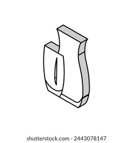 vase glass production isometric icon vector. vase glass production sign. isolated symbol illustration