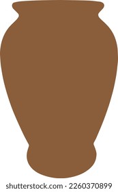 Vase-Symbol. Clay-Vase-Symbol