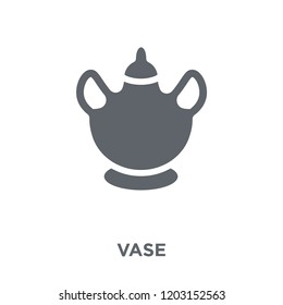 Vase icon. Vase design concept from  collection. Simple element vector illustration on white background.