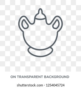 Vase icon. Vase design concept from  collection. Simple element vector illustration on transparent background.