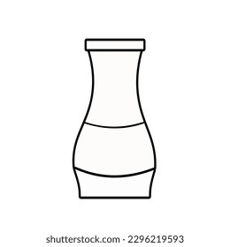 Vase icon design isolated on white background. Vector illustration