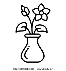 Vase Icon Element For Design