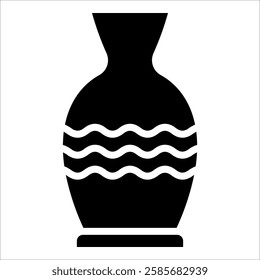 Vase Icon Element For Design