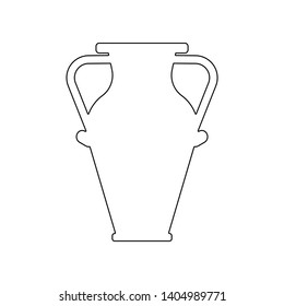 vase icon. Element of Theatre for mobile concept and web apps icon. Outline, thin line icon for website design and development, app development