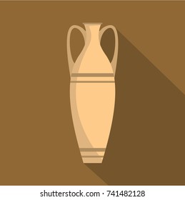 Vase icon. Flat illustration of vase vector icon for web