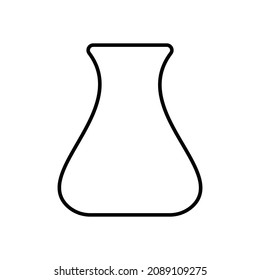 Icono de jarrón, vector de jarra, ilustración de jarra