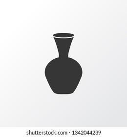 Vase icon symbol. Premium quality isolated pottery element in trendy style.