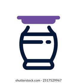 vase icon. vector dual tone icon for your website, mobile, presentation, and logo design.