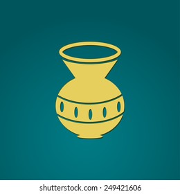 Vase icon. Vector illustration