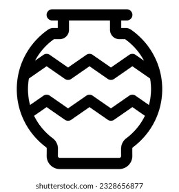 vase icon vector illustration asset element