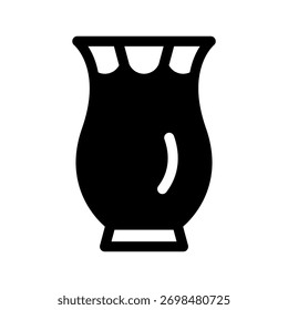 Ilustração de design de símbolo de vetor de ícone de vaso