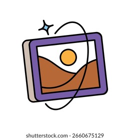 Icono de florero con fondo blanco Vector Ilustración de stock