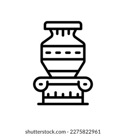 Vase-Symbol für Ihre Website, Ihr Handy, Ihre Präsentation und Ihr Logo-Design.