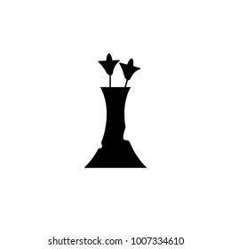 vase icon.black design color