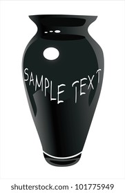 vase, isolated