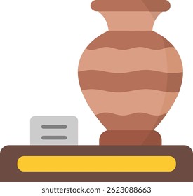 Vase Line vector Icon Design
