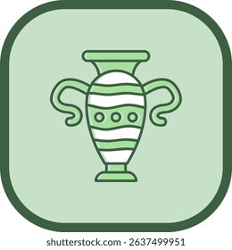 Vase Line vector Icon Design