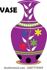 A vase  logo vector illustration 
