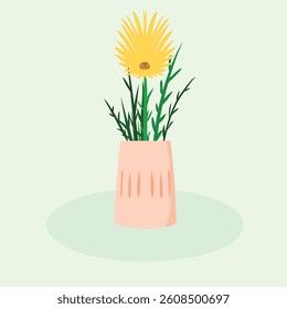 a vase with many kinds of flowers in it