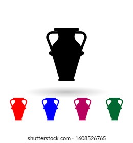 Vase multi color icon. Simple glyph, flat vector of theatre icons for ui and ux, website or mobile application
