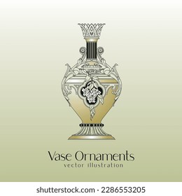 Diseño de ornamento de base. Ilustración vectorial