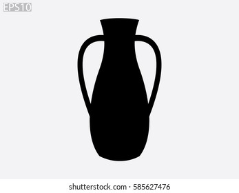 vase, pitcher, icon, vector illustration eps10