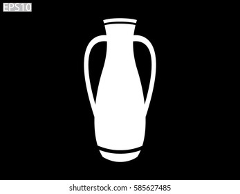 vase, pitcher, icon, vector illustration eps10