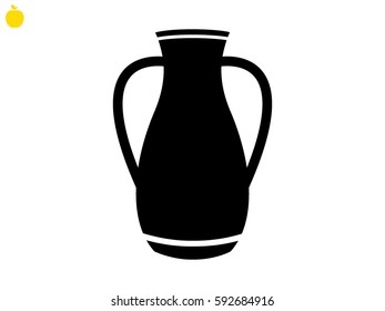 vase, pitcher, icon, vector illustration eps10