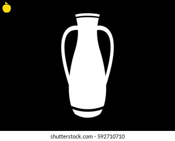 vase, pitcher, icon, vector illustration eps10