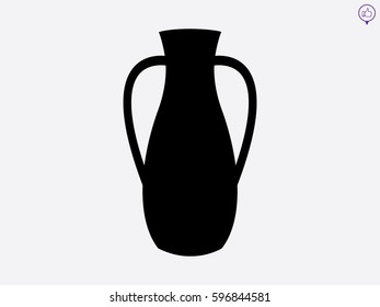 vase, pitcher, icon, vector illustration eps10