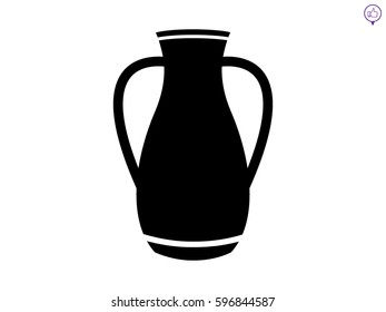 vase, pitcher, icon, vector illustration eps10