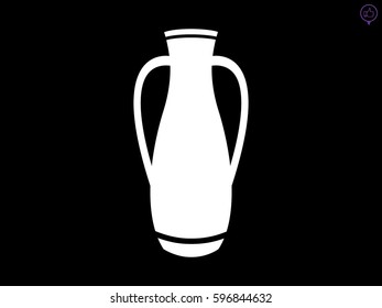 vase, pitcher, icon, vector illustration eps10