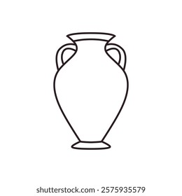 Vase pottery amphora vector symbol sign icon