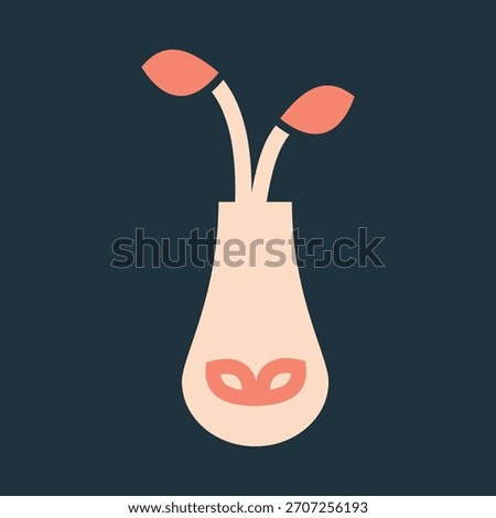 Vase smart trendy vector fascinating amazing design useful Illustration colorful background.eps
