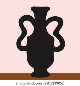 vase style lekythos oil silhouette