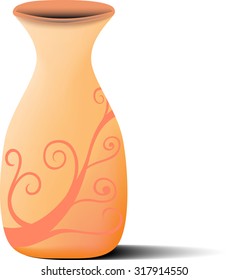 Vase vector abstract design